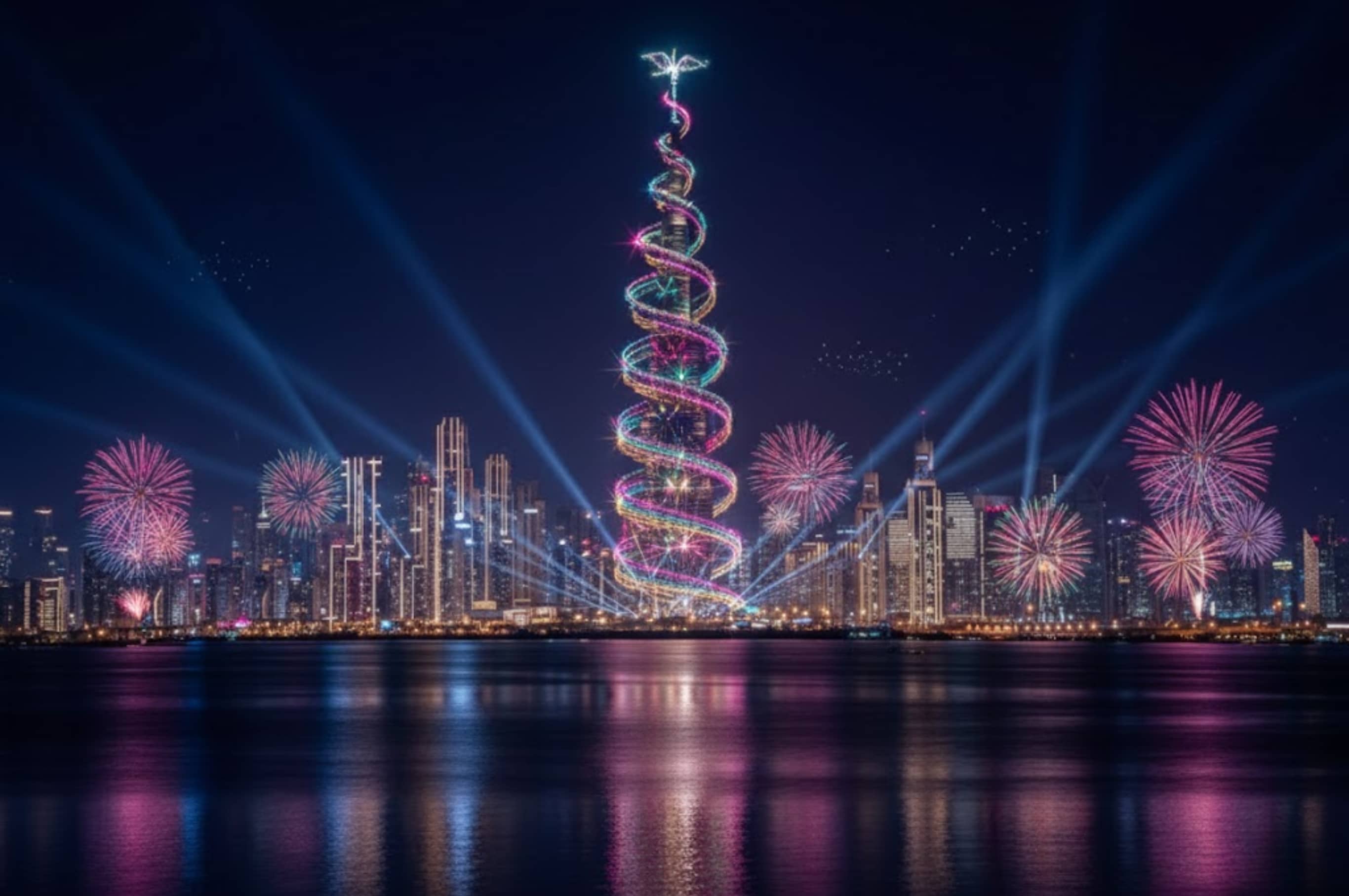 Ultimate Top 10 New Year Celebration Spots in UAE with Fireworks and Drone Show